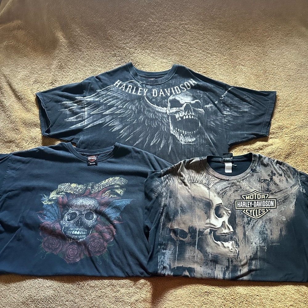 Harley-Davidson Graphic T-Shirts Set